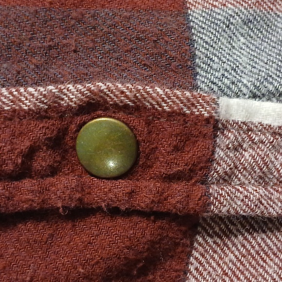 Rustic Ridge snap button flannel woman's XL - Picture 3 of 6
